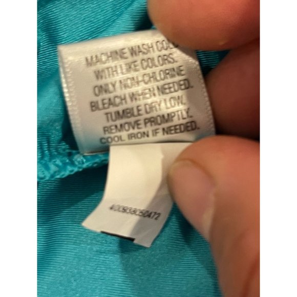 Dana Buchman Womens Common T-Shirt Cowl Neck Sleeveless Sky Blue Size Small - Picture 8 of 8